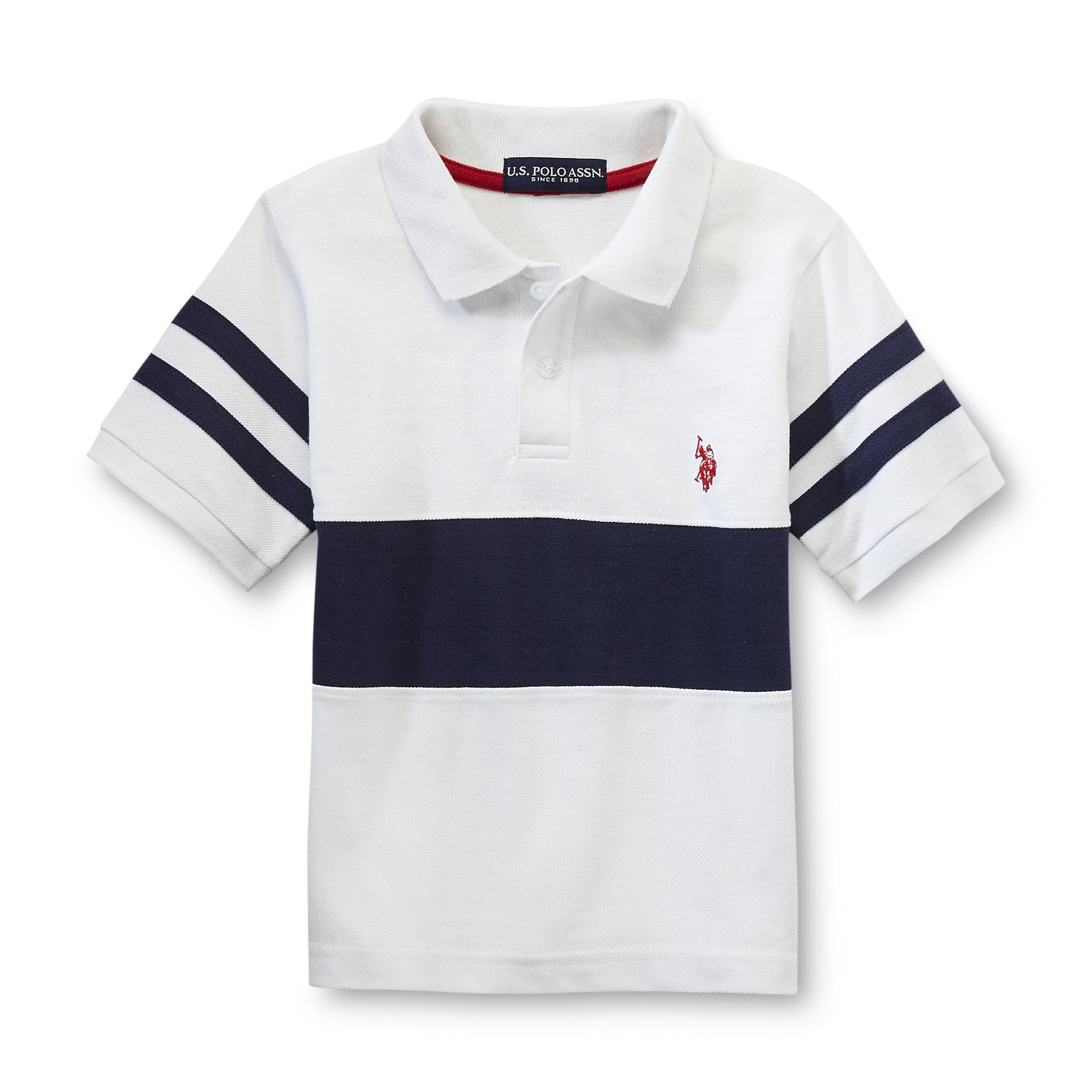 U.S. Polo Assn. Boy's Polo Shirt - Number Applique
