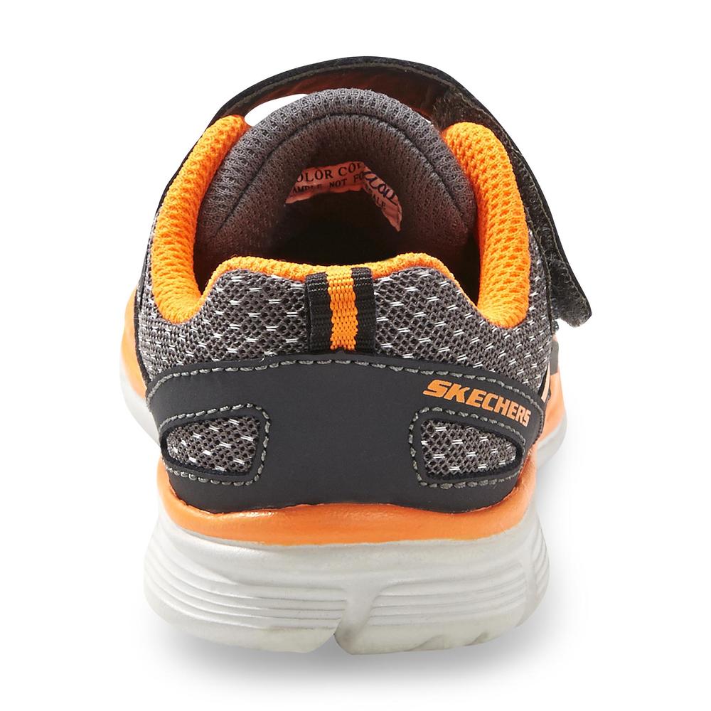 Skechers Toddler Boy's Drifterz Charcoal/Orange Athletic Shoe