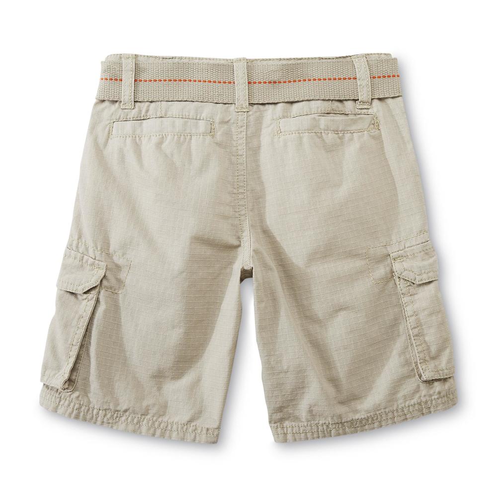 U.S. Polo Assn. Boy's Ripstop Cargo Shorts & Belt