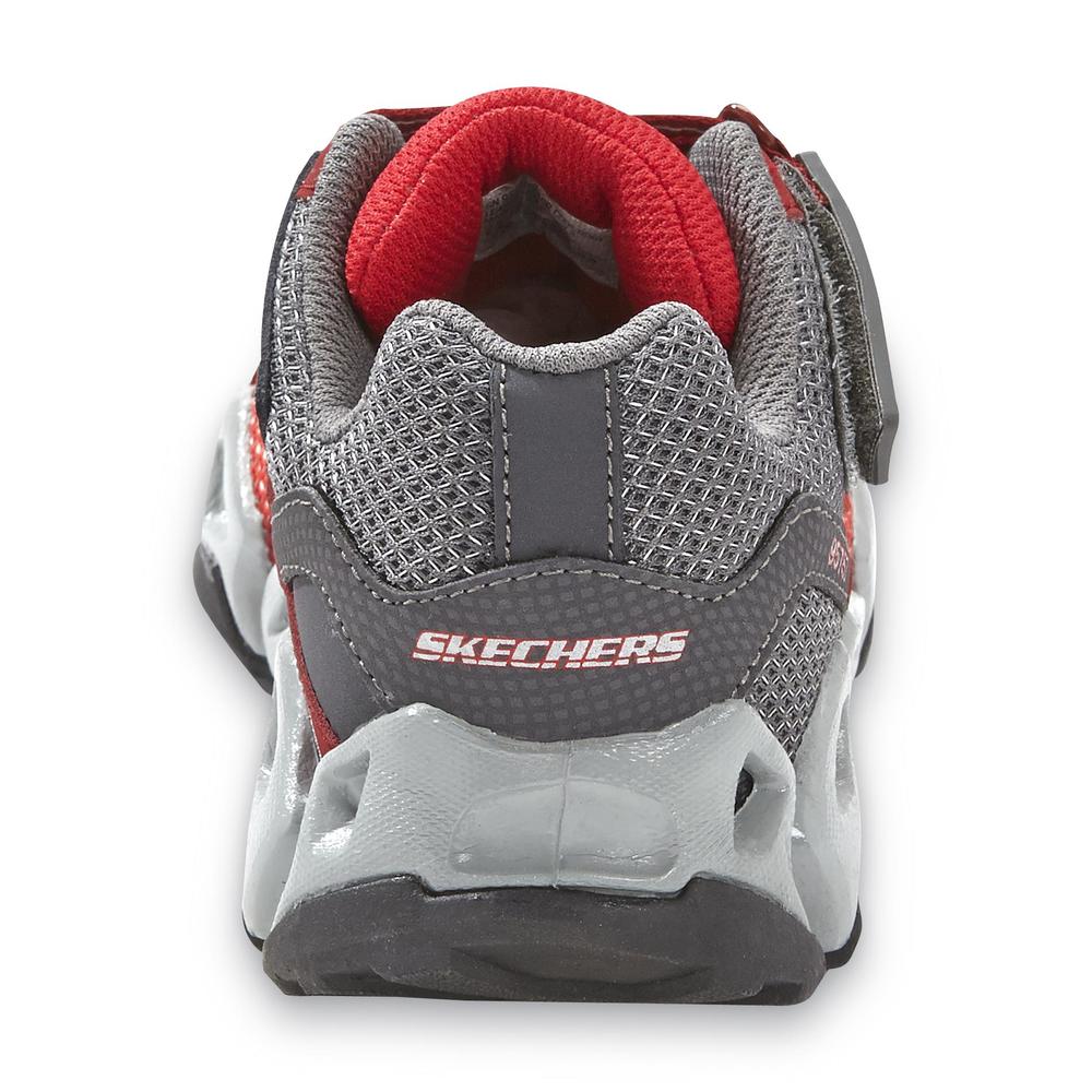 Skechers Boy's Air-Mazing Kid: Fierce-Flex - Morpherz Red/Gray Athletic Shoe