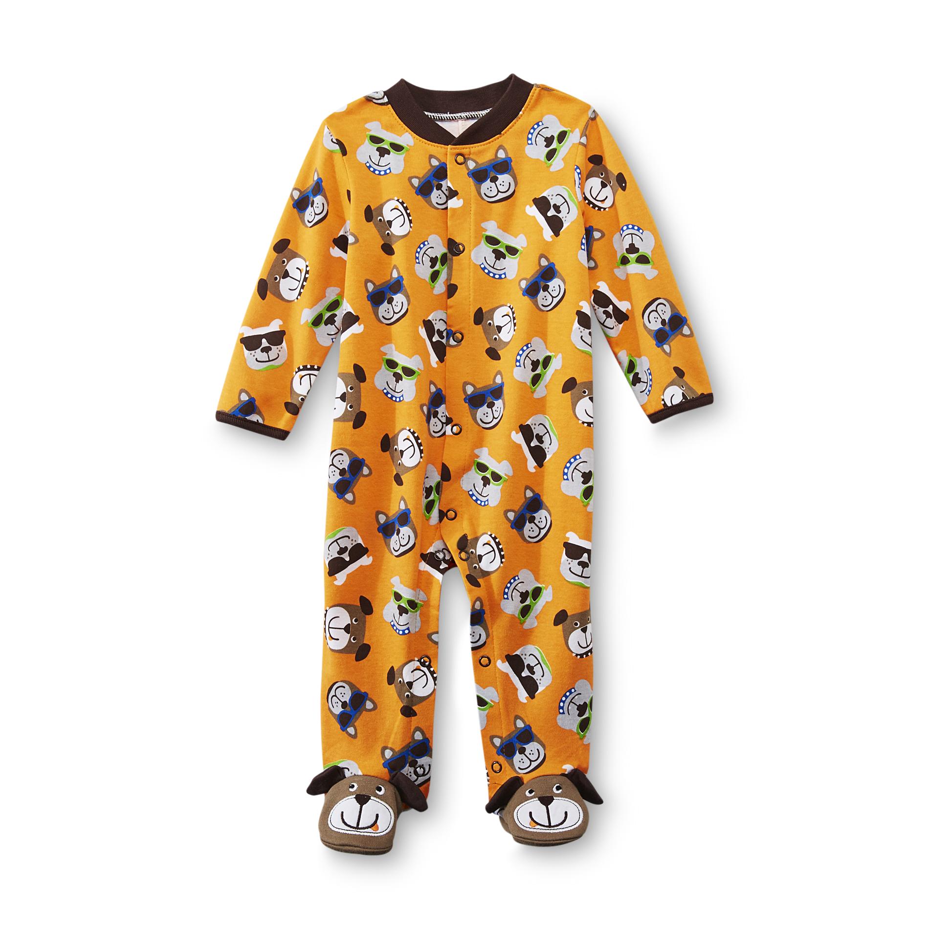 Little Wonders Newborn Boy's Footed Sleeper Pajamas - Dogs