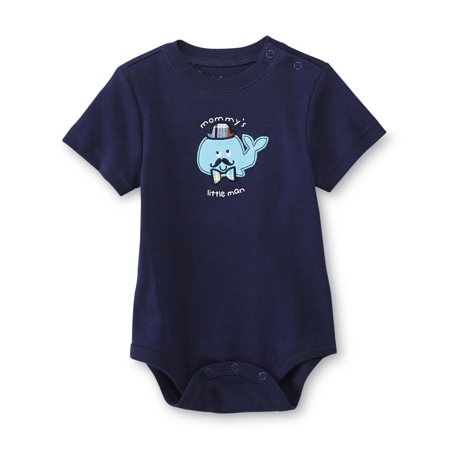 Little Wonders Newborn & Infant Boy's Bodysuit - Whale