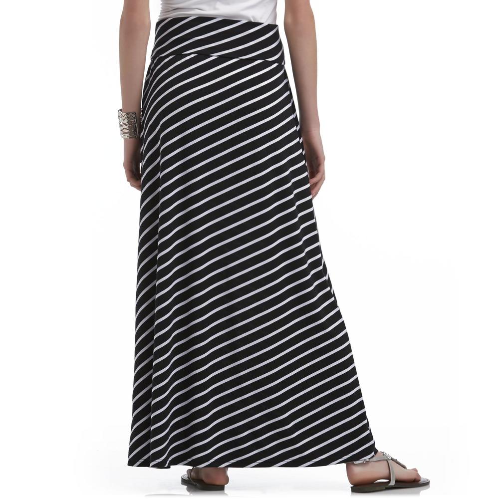 Bongo Junior's Knit Maxi Skirt - Striped
