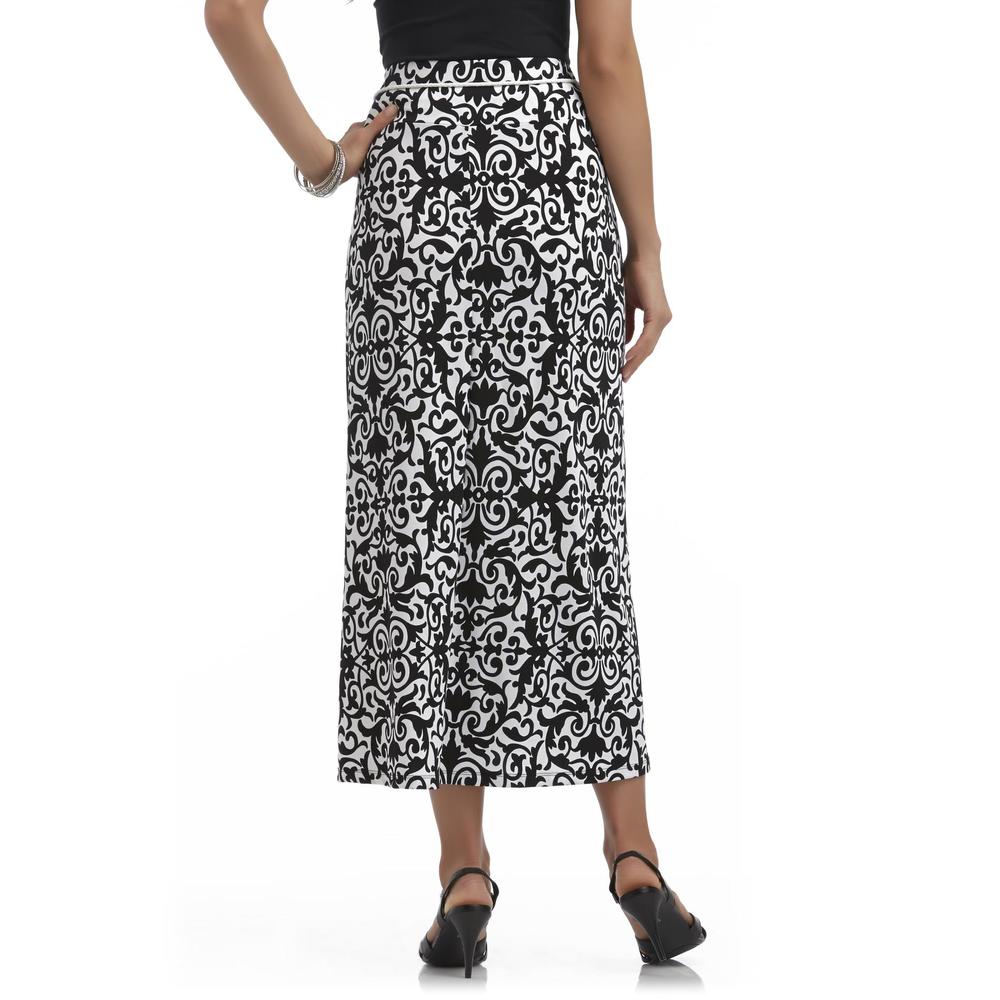 Covington Women's Belted Maxi Skirt - Filigree