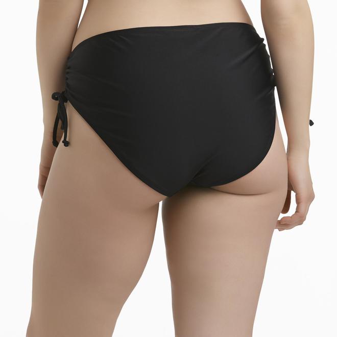 Joe Boxer Junior's Plus SideCinch Boy Short Swim Bottoms