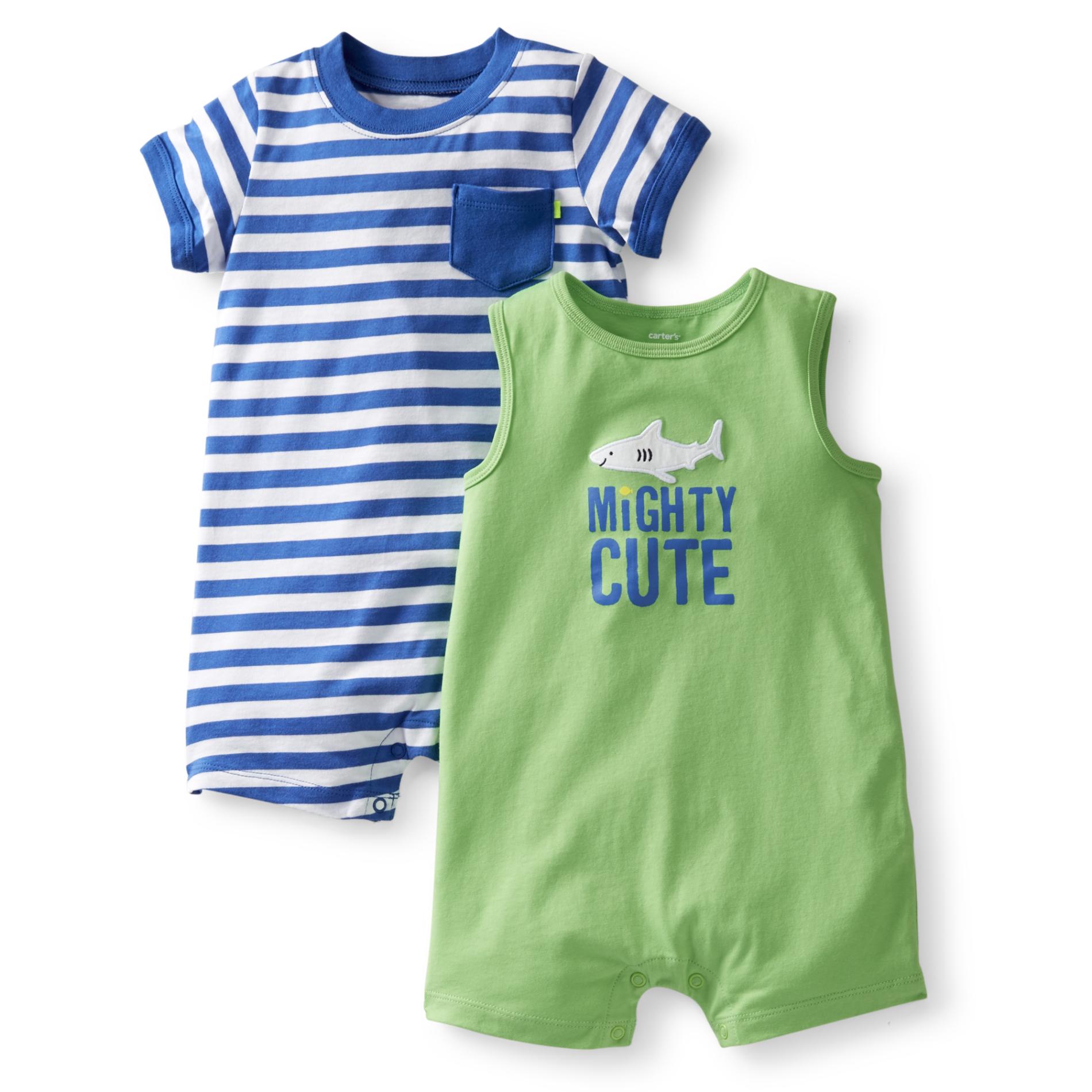 Carter's Newborn & Infant Boy's 2-Pack Bodysuits - Mighty Cute
