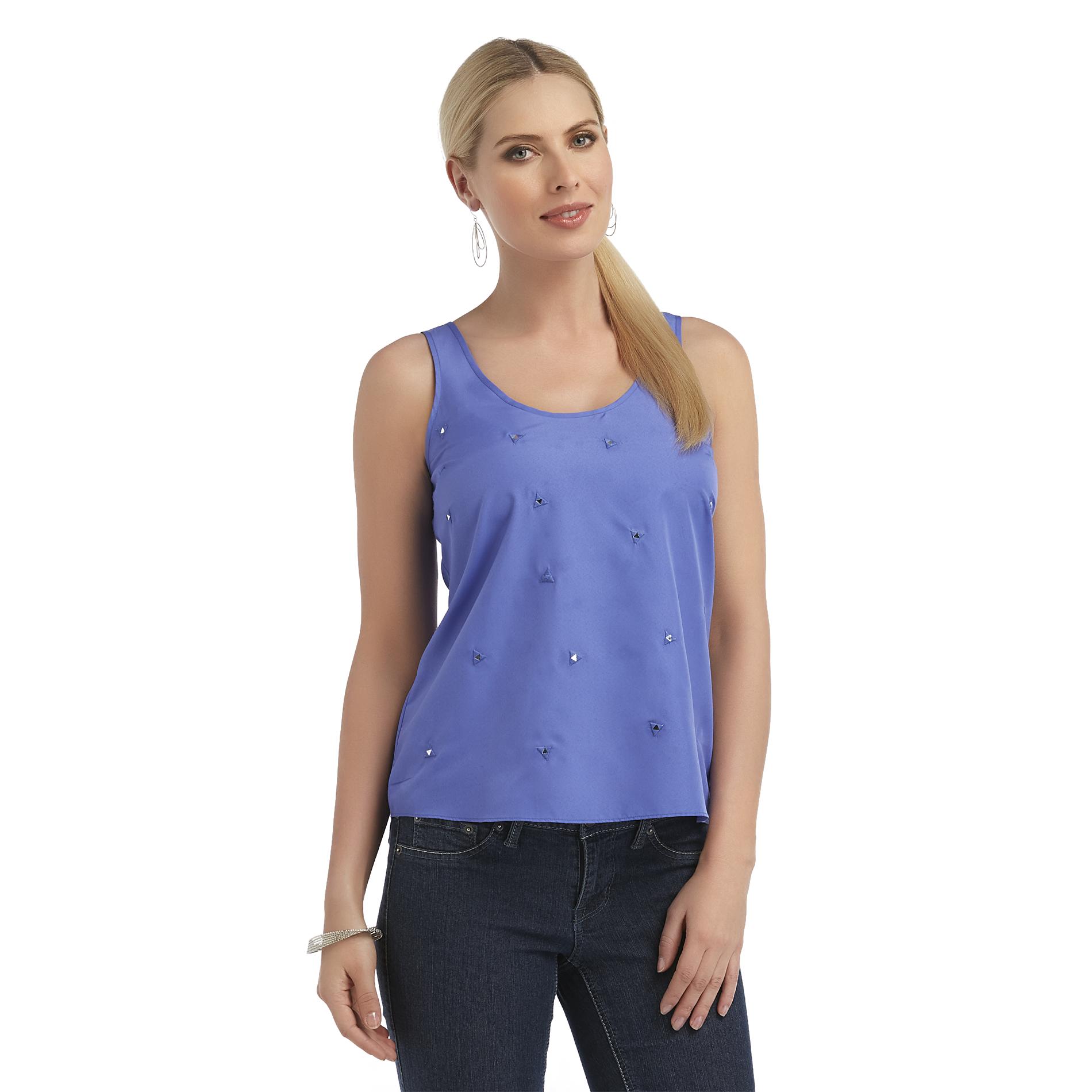 Attention Women's Embellished Tank Top