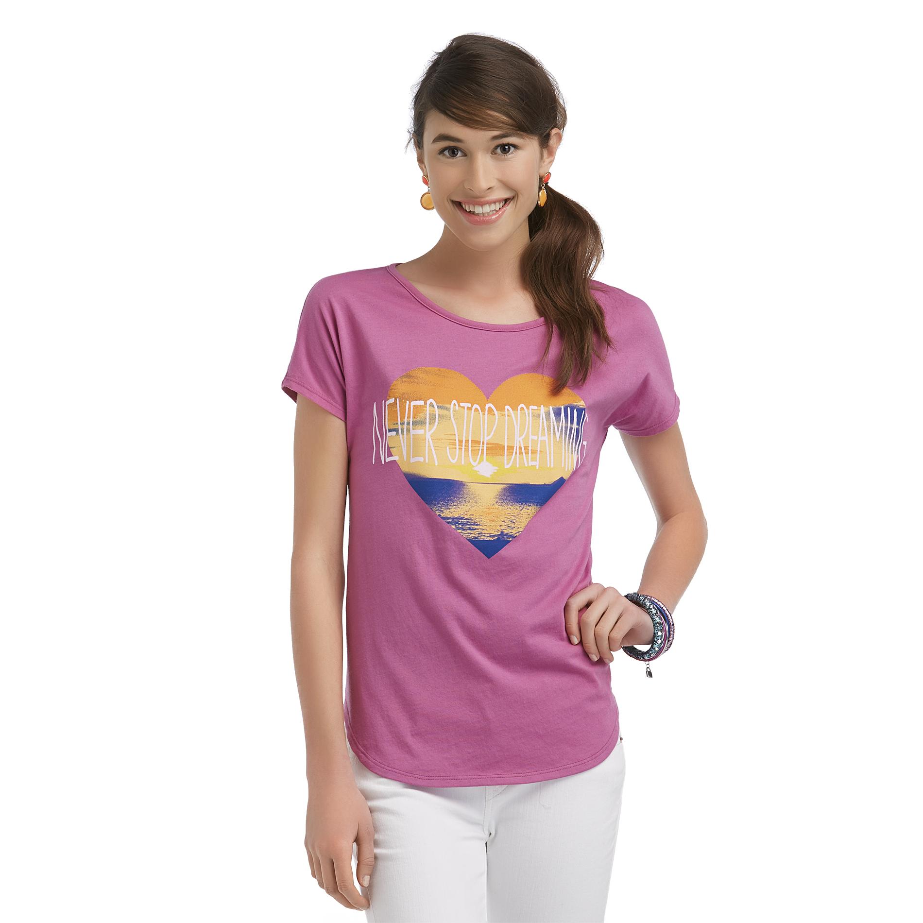 Route 66 Women's Graphic T-Shirt - Never Stop Dreaming