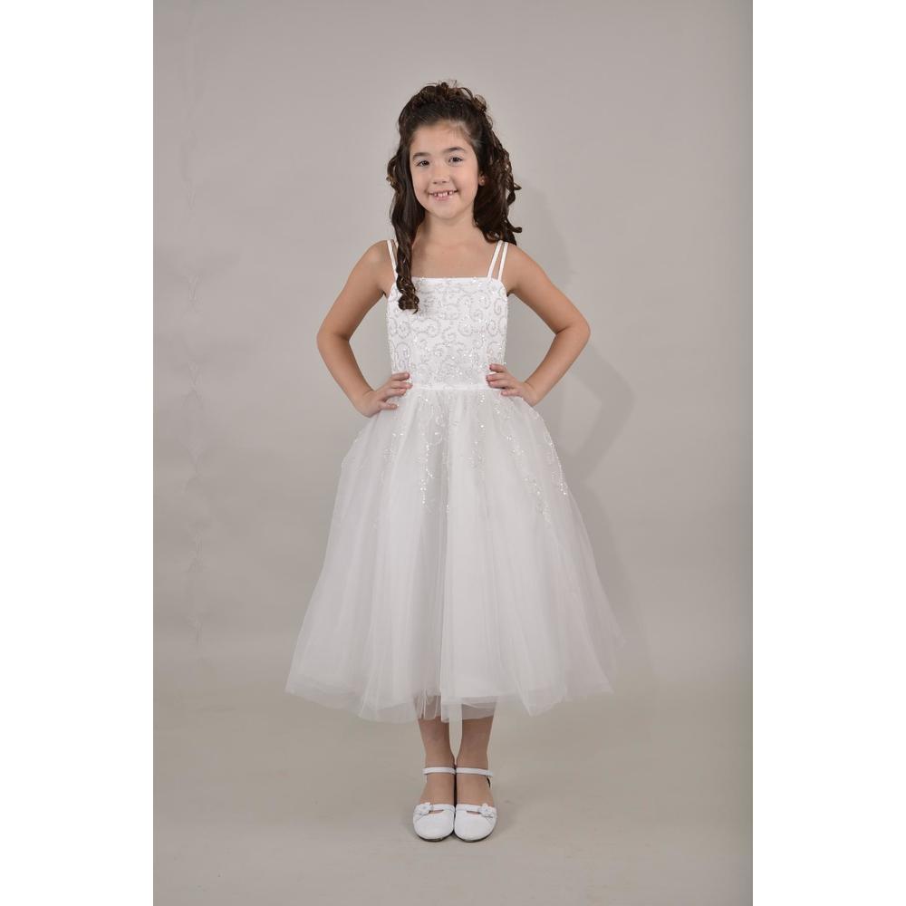 Sweetie Pie Collection Beaded Tulle Communion Dress with Jacket