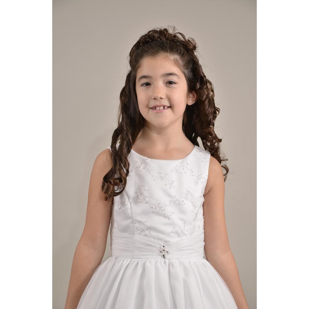 Sweetie Pie Collection Organza Plus Size Communion Dress with Jacket