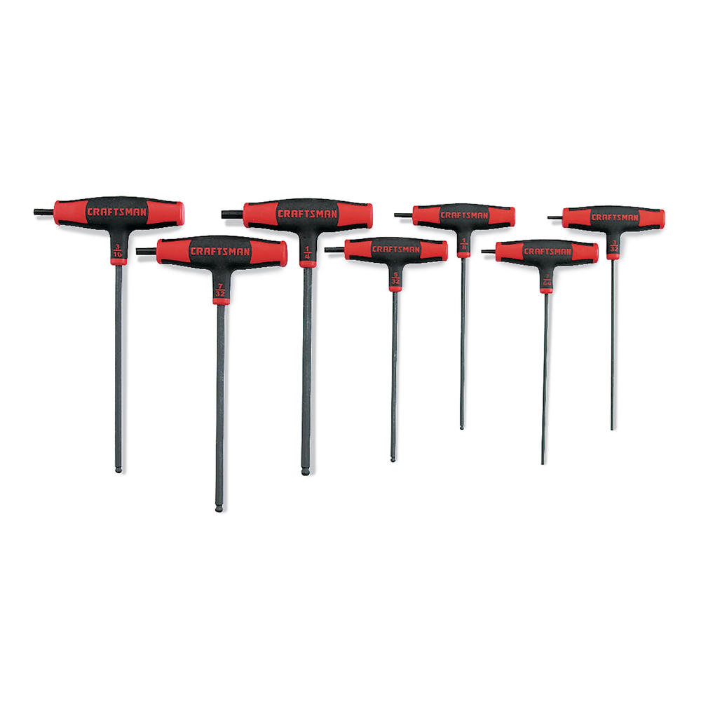 Craftsman 7 pc. TThrough Handle Ball End Hex Key Set