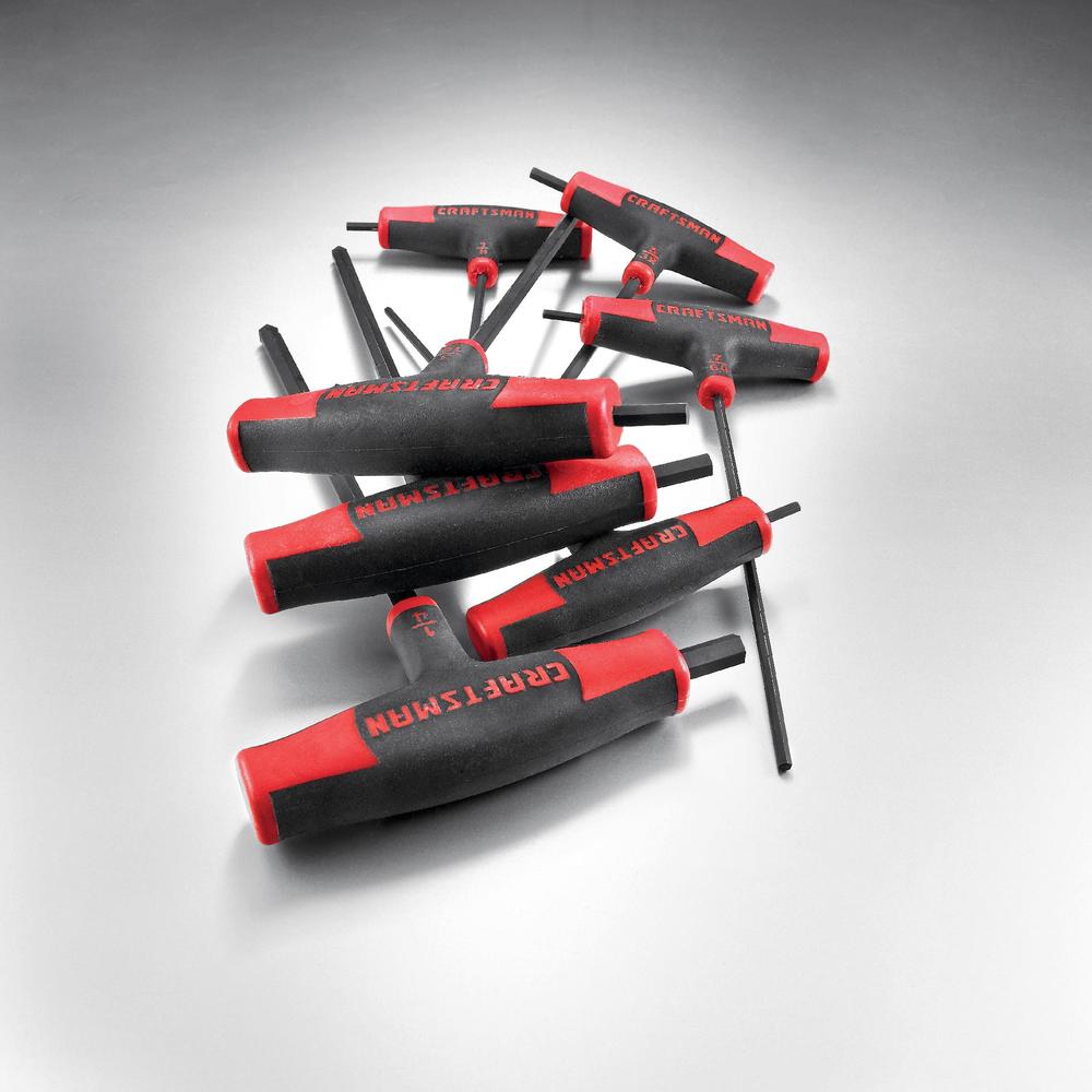Craftsman 7 pc. TThrough Handle Ball End Hex Key Set