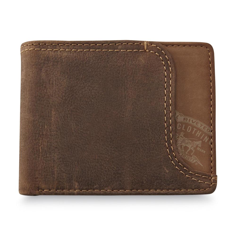 Levi's Men's Leather Billfold Wallet