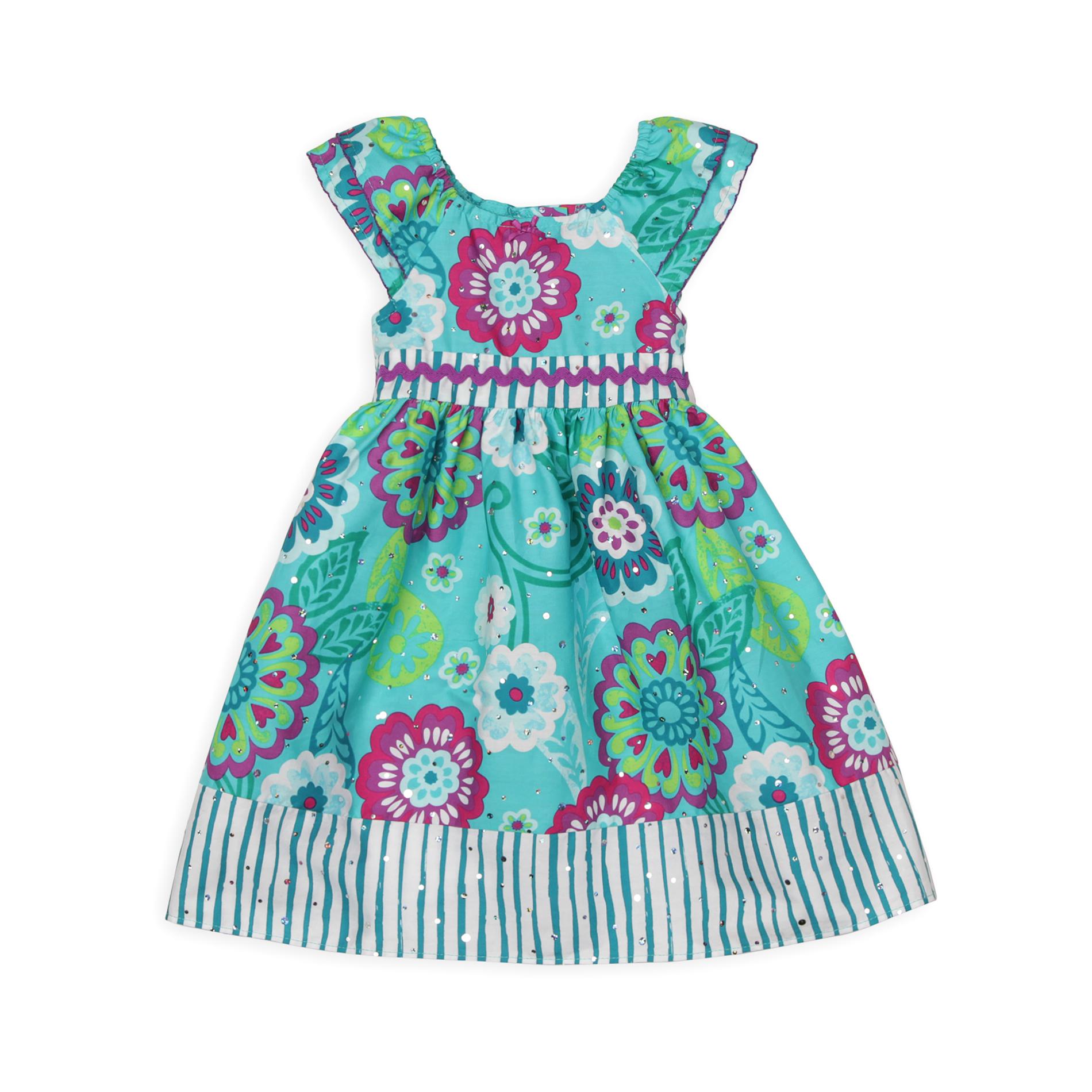 Youngland Infant & Toddler Girl's Dress - Sequin Floral