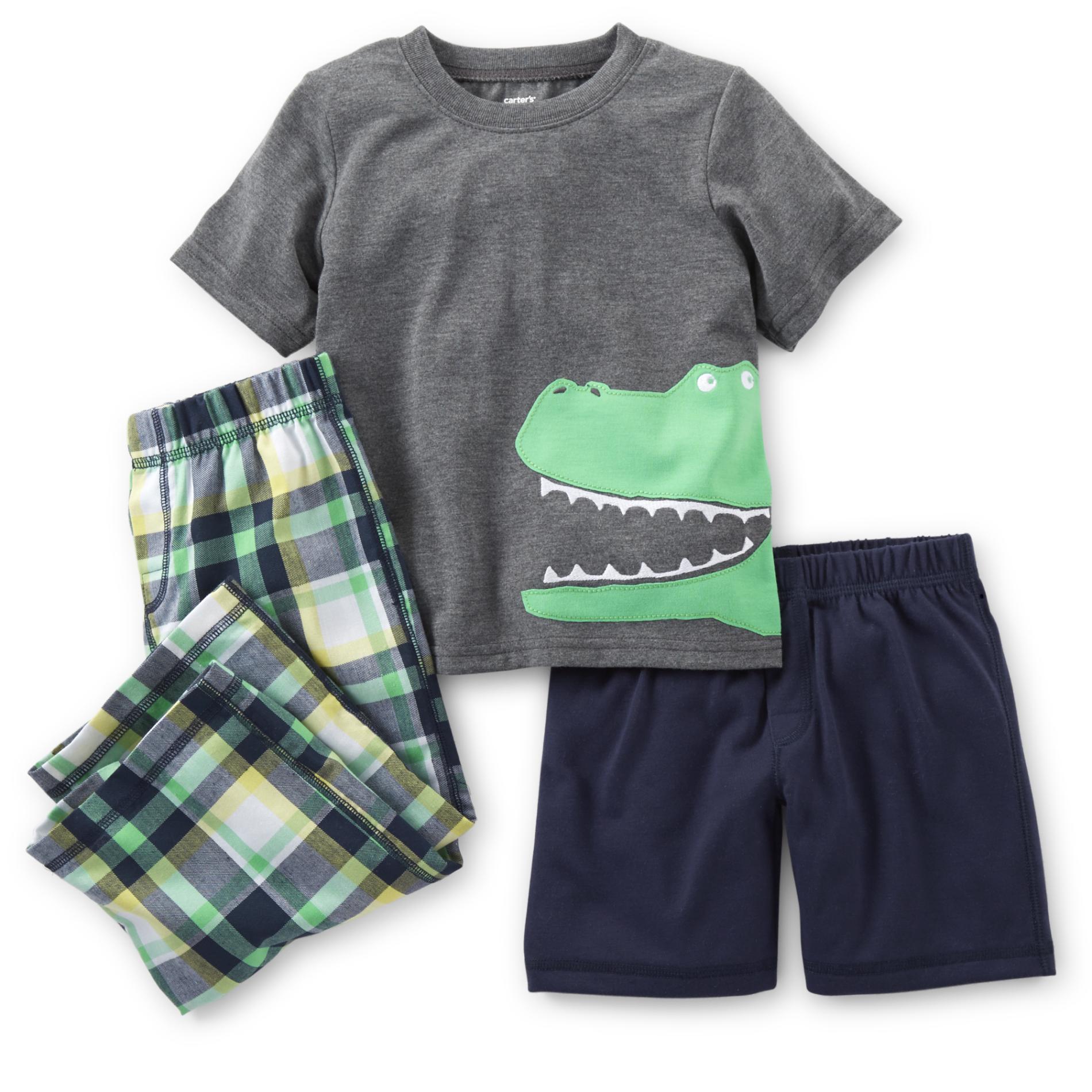 Carter's Infant Boy's 3-Piece Pajamas - Gator