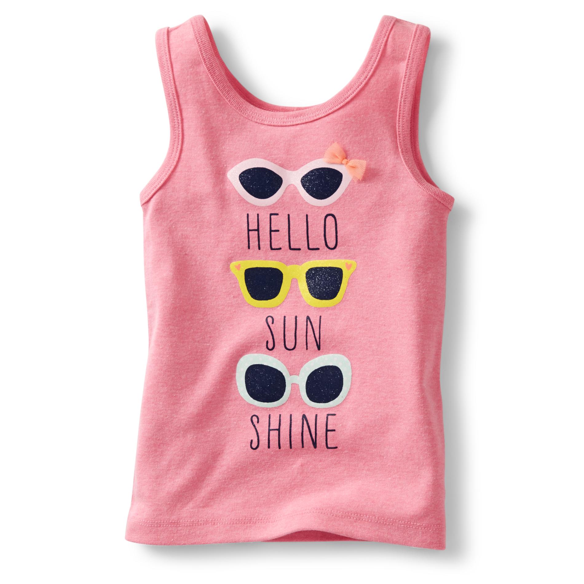 Carter's Toddler Girl's Graphic Tank Top - Sunglasses