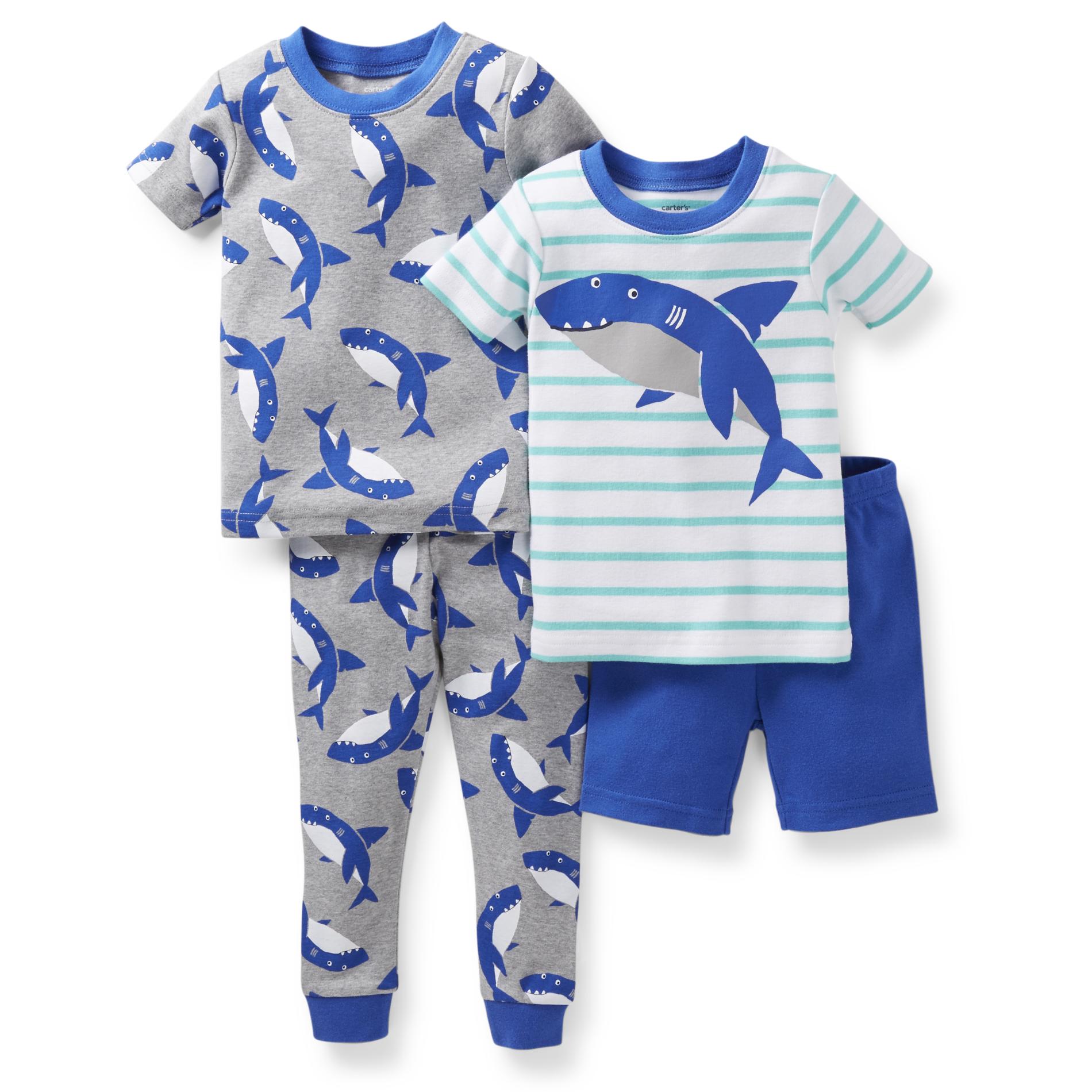 Carter's Infant & Toddler Boy's 2-Pairs Pajamas - Shark