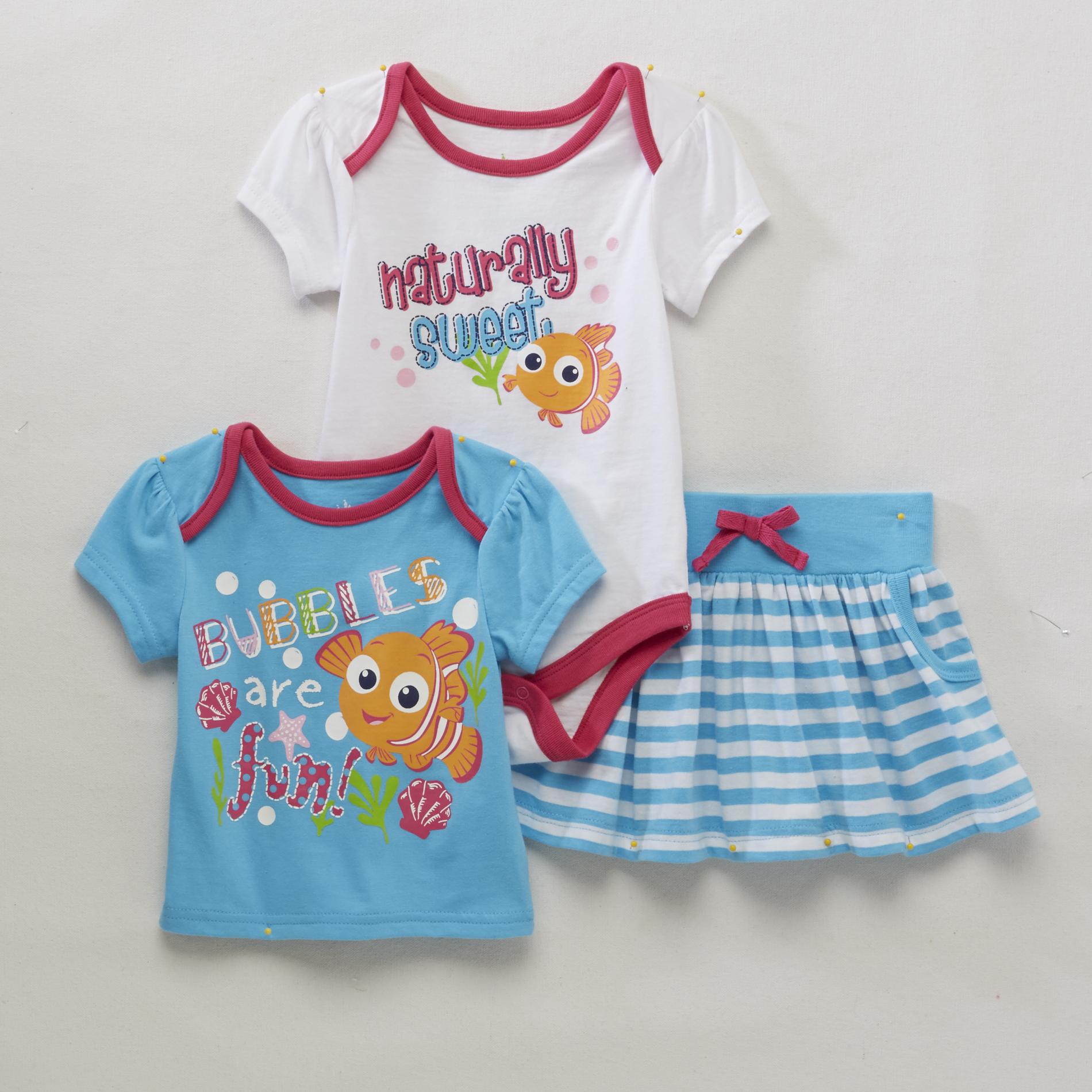 Disney Nemo Newborn & Infant Girl's T-Shirt  Skirt & Bodysuit