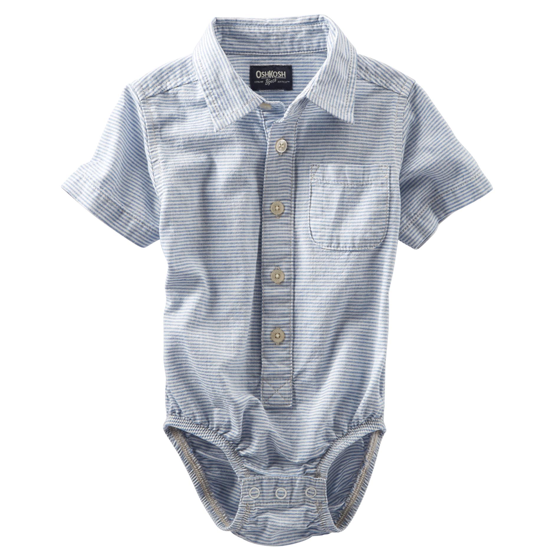OshKosh Newborn & Infant Boy's Collared Bodysuit - Striped