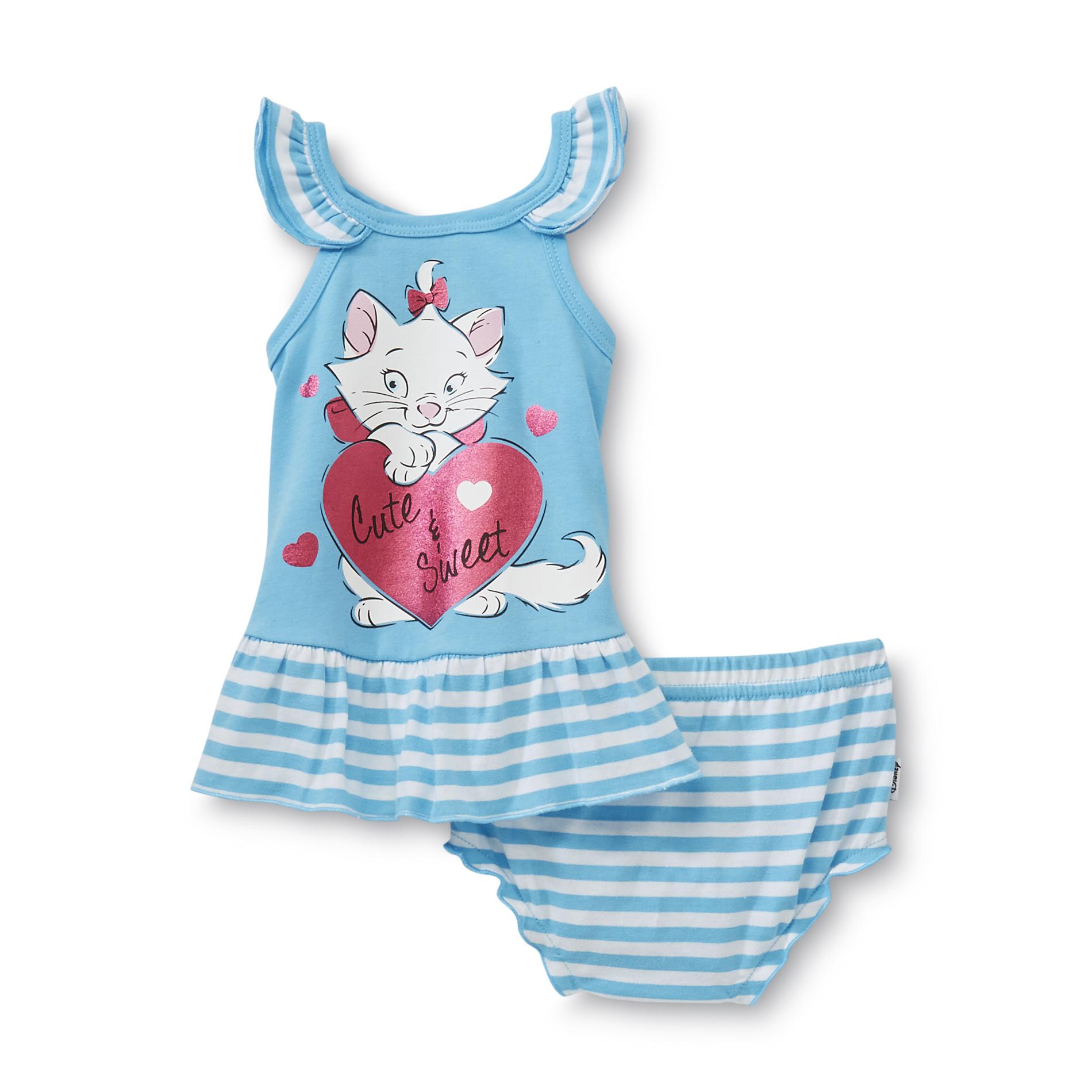 Disney Minnie Mouse Newborn & Infant Girl's Dress & Diaper Cover