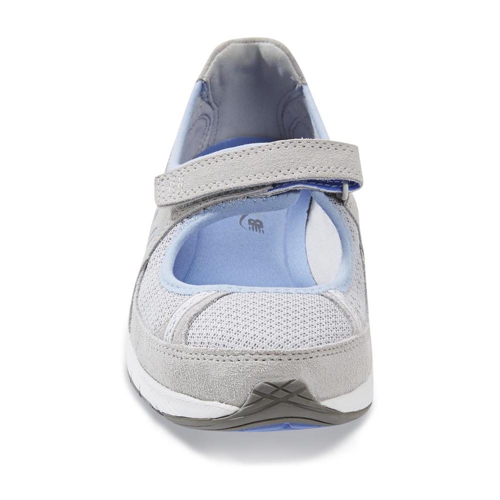 New Balance Women's Everlight Mary Jane 515 Grey/Blue SlipOn Walking Shoe