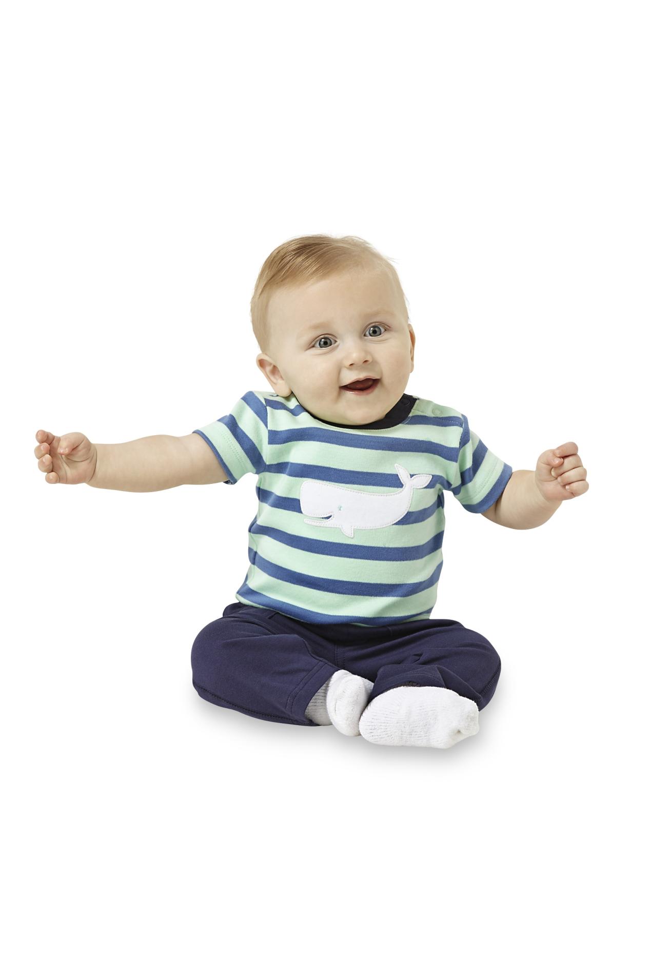 Carter's Newborn & Infant Boy's T-Shirt & Pants - Whale
