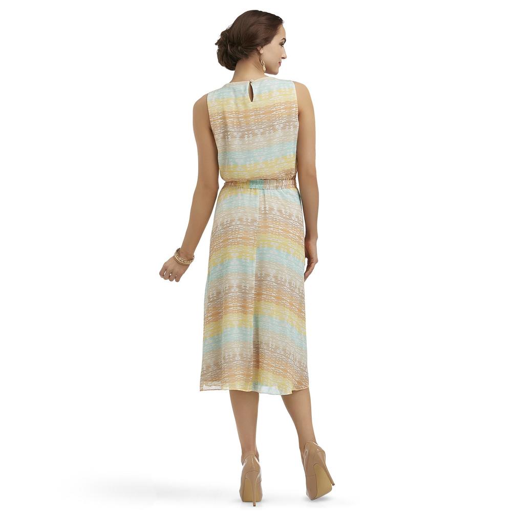 JBS Women's Sleeveless Dress - Abstract Print