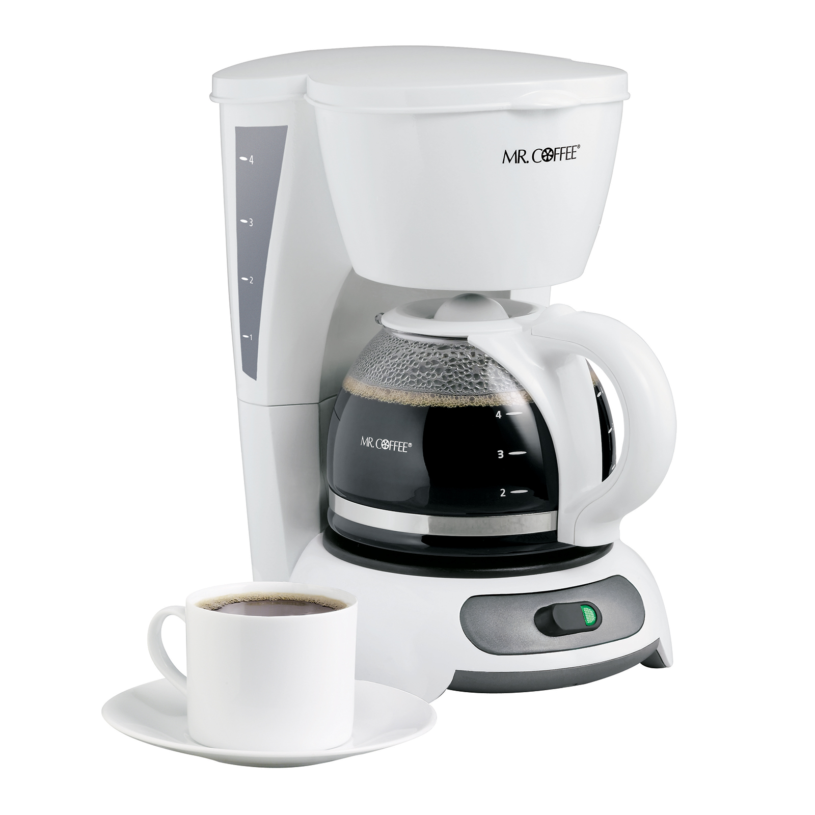 Mr. Coffee TF4GTF 4Cup Switch Coffee Maker White