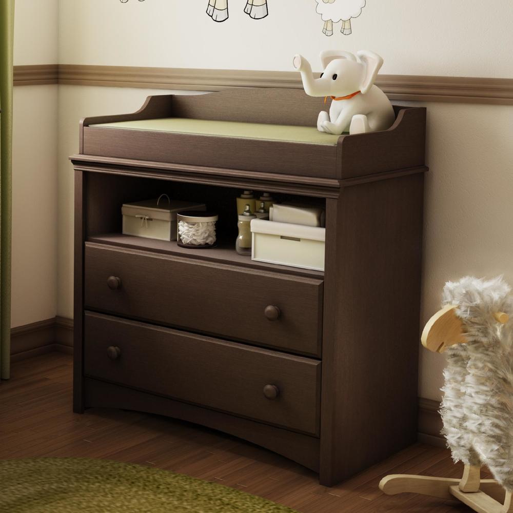 South Shore Angel Collection Changing Table - Espresso