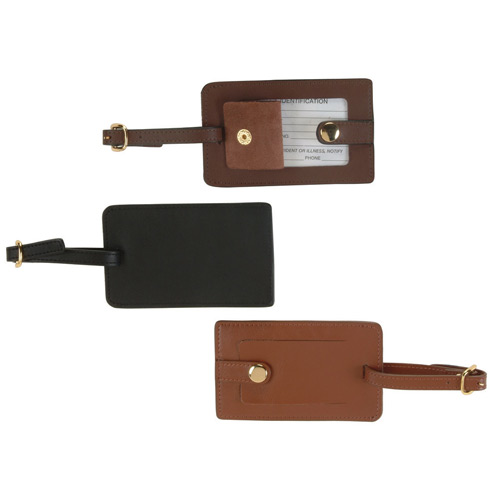 Royce Leather Snap Luggage Tag