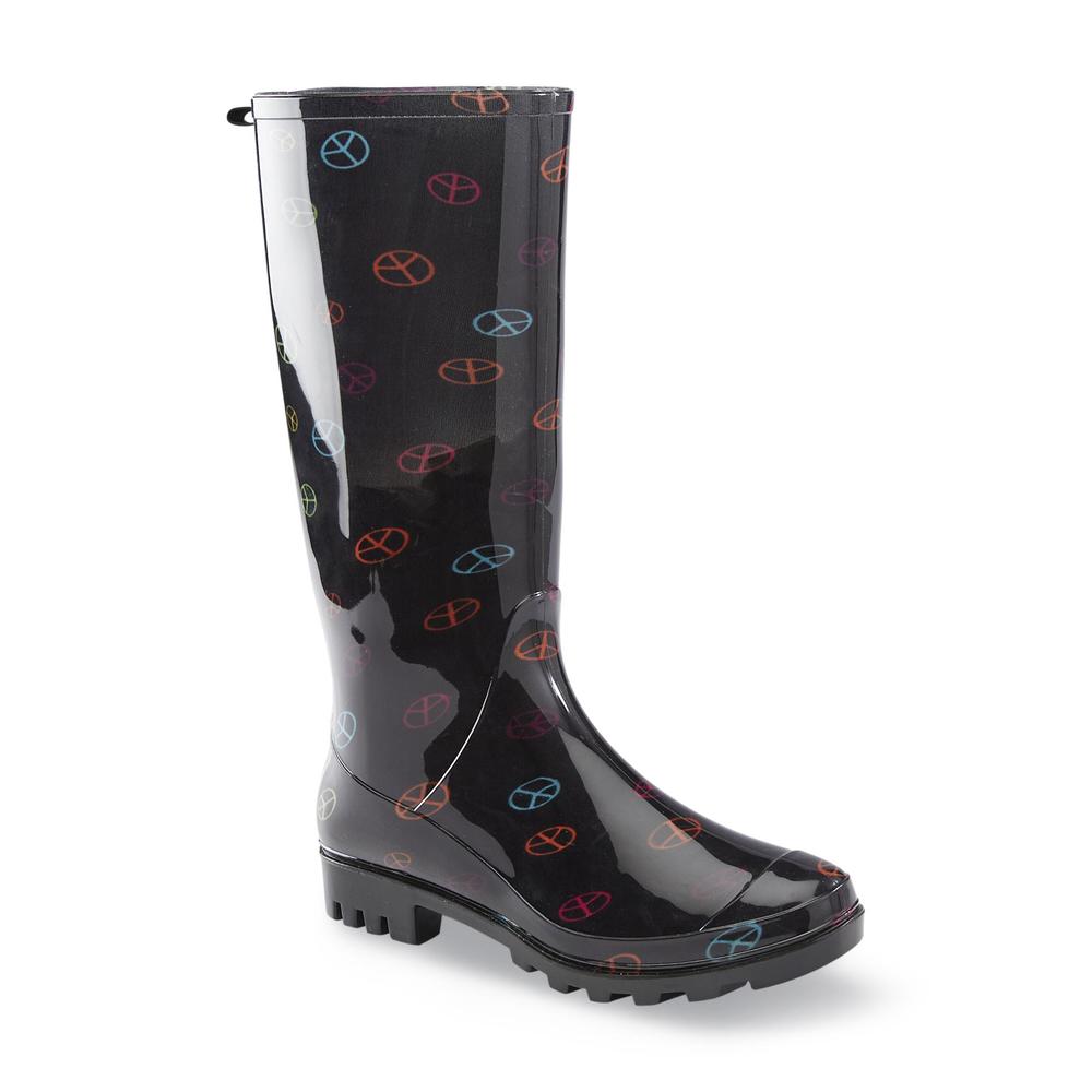 &nbsp; Women's Peace Multicolor Jelly Rain Boot