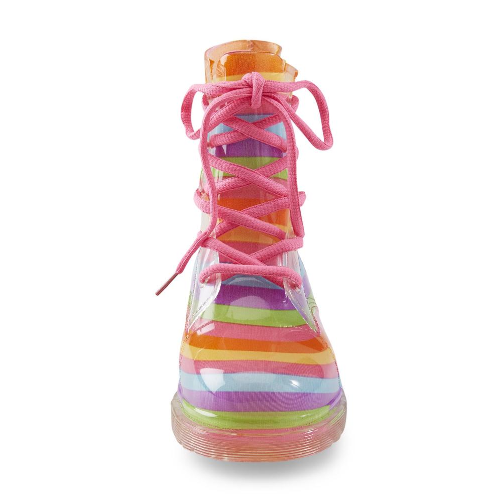 Yoki Girl's Leticia Rainbow Rain Boot