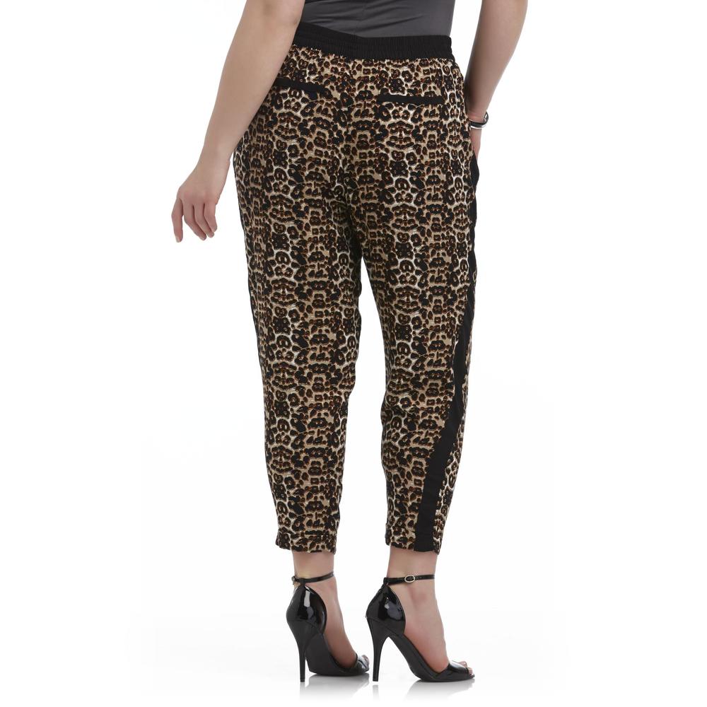 Bongo Junior's Plus Knit Lounge Pants - Leopard Print