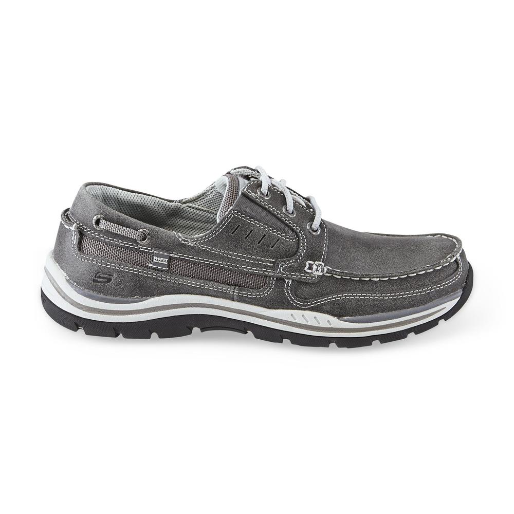 Skechers Men's Expected Gembel Gray Relaxed Fit Comfort Shoe