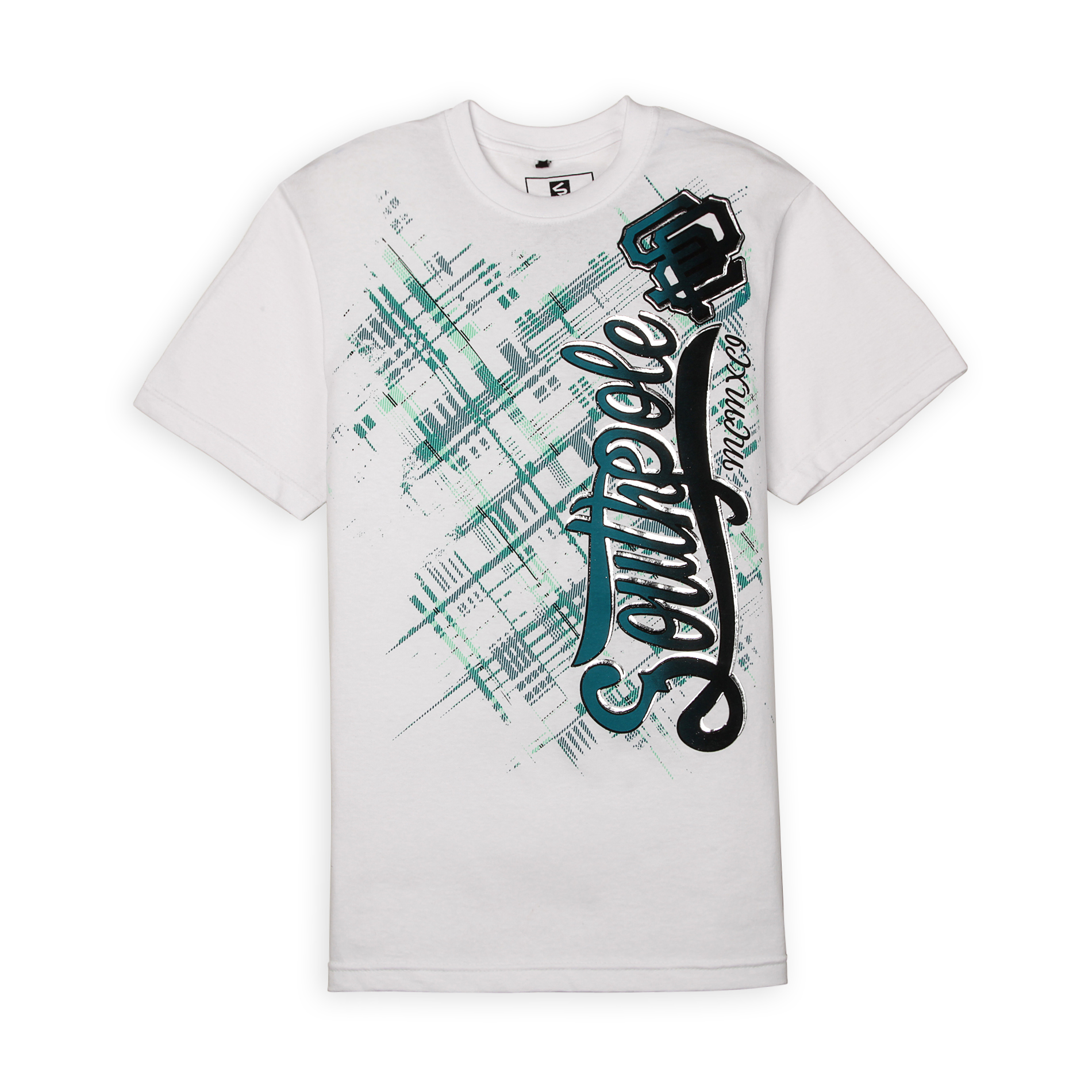 Southpole Young Men's Graphic T-Shirt - Plaid