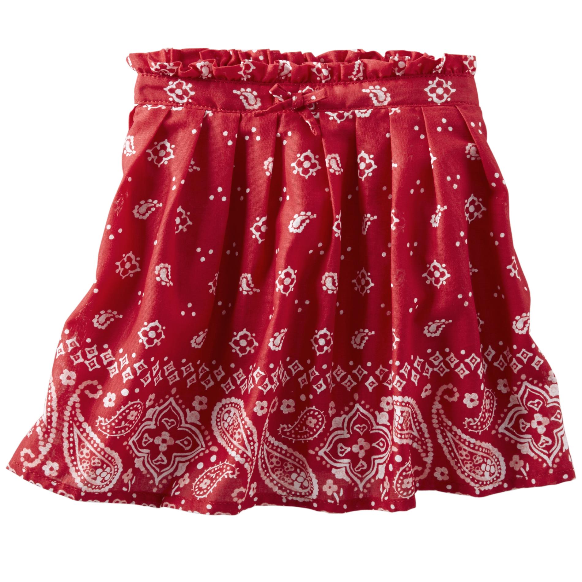 OshKosh Toddler Girl's Poplin Skirt - Paisley
