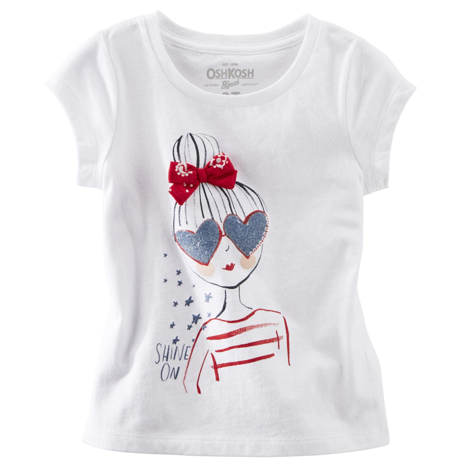 OshKosh Toddler Girl's Graphic T-Shirt - Shine On