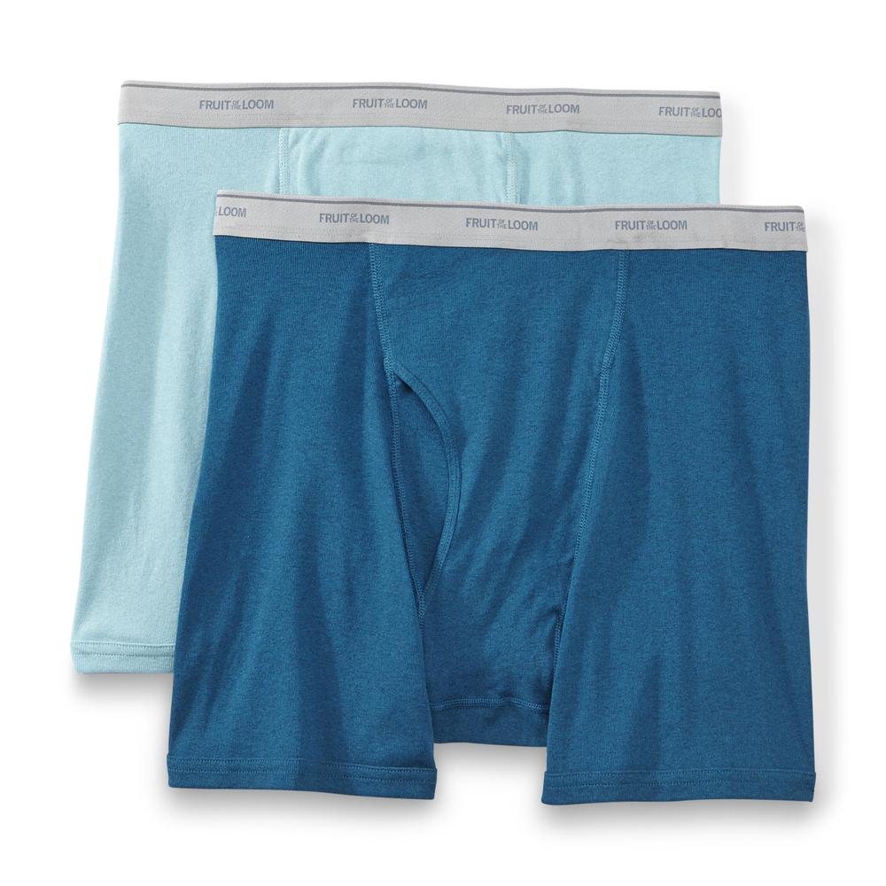Fruit of the Loom Men's Big & Tall 2-Pack Knit Boxer Briefs