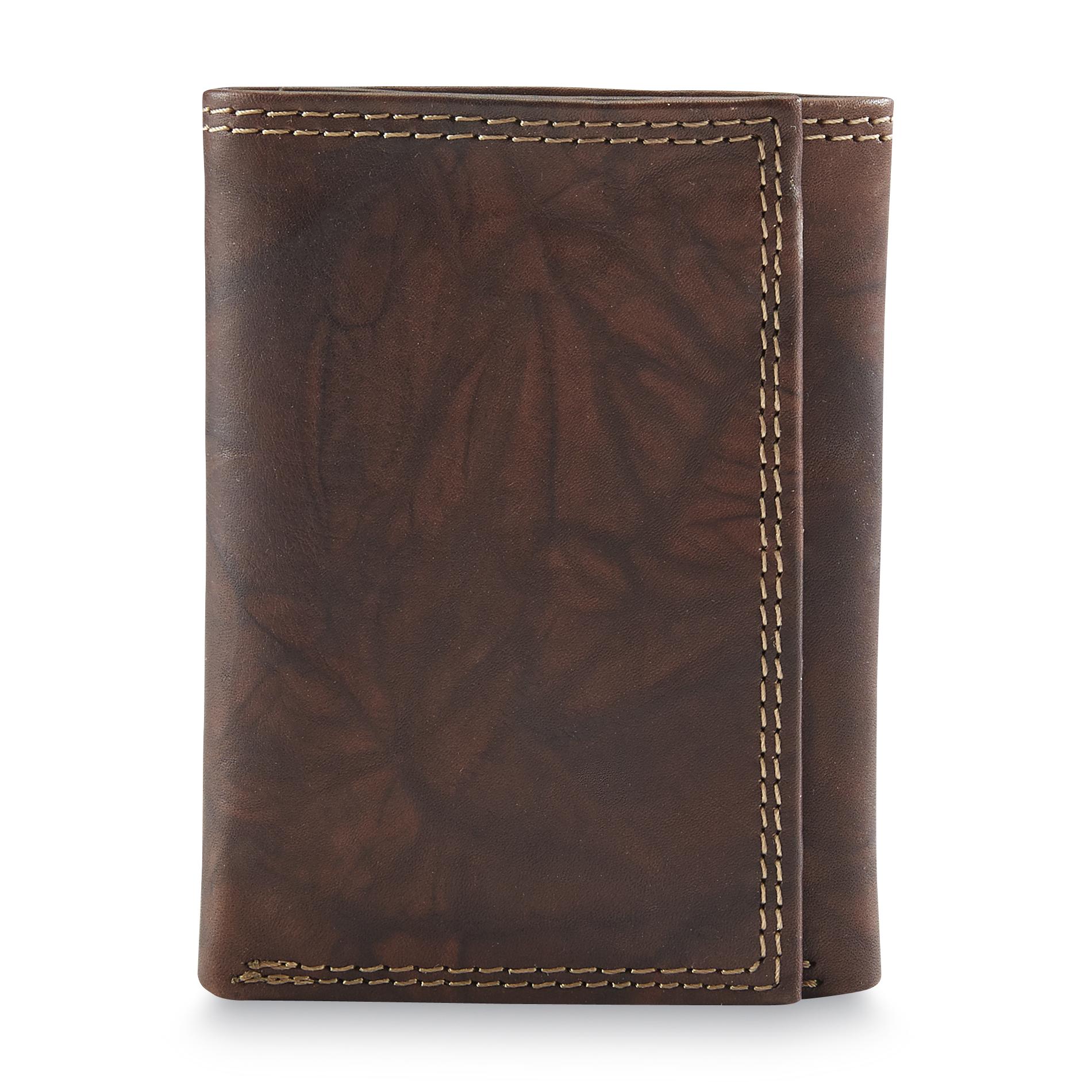 Buxton Men's Leather Trifold Wallet