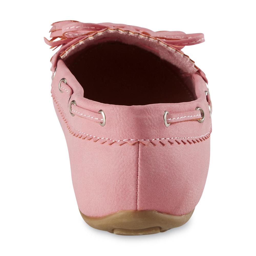 Yoki Girl's Abbie Pink Slip-On Loafer