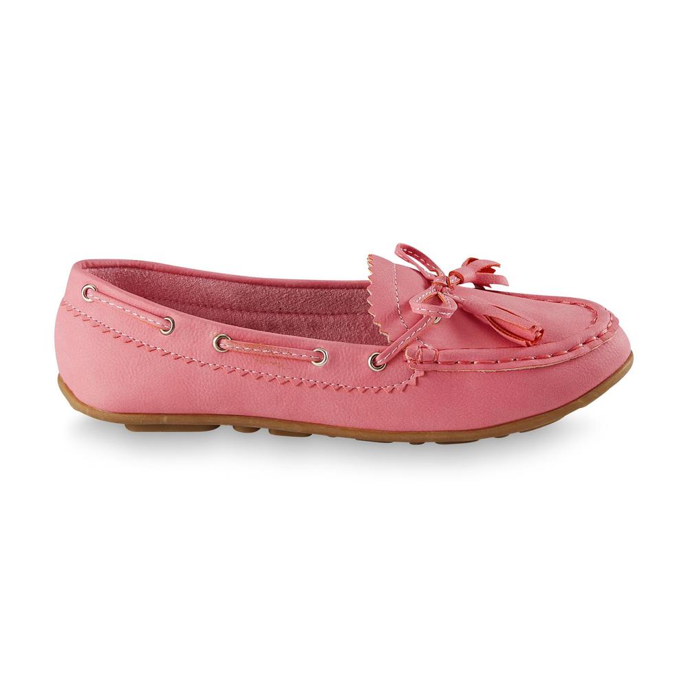 Yoki Girl's Abbie Pink Slip-On Loafer