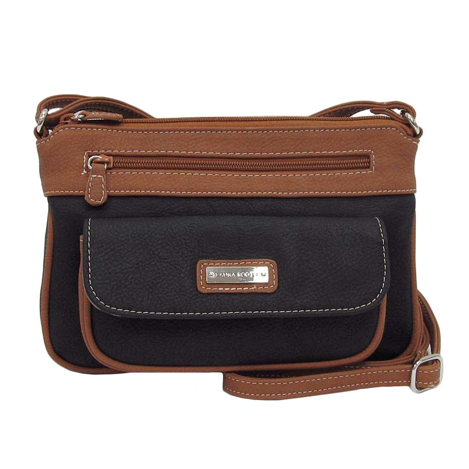 What are the dimensions of this purse? Laura Scott Women's Anna Hunter