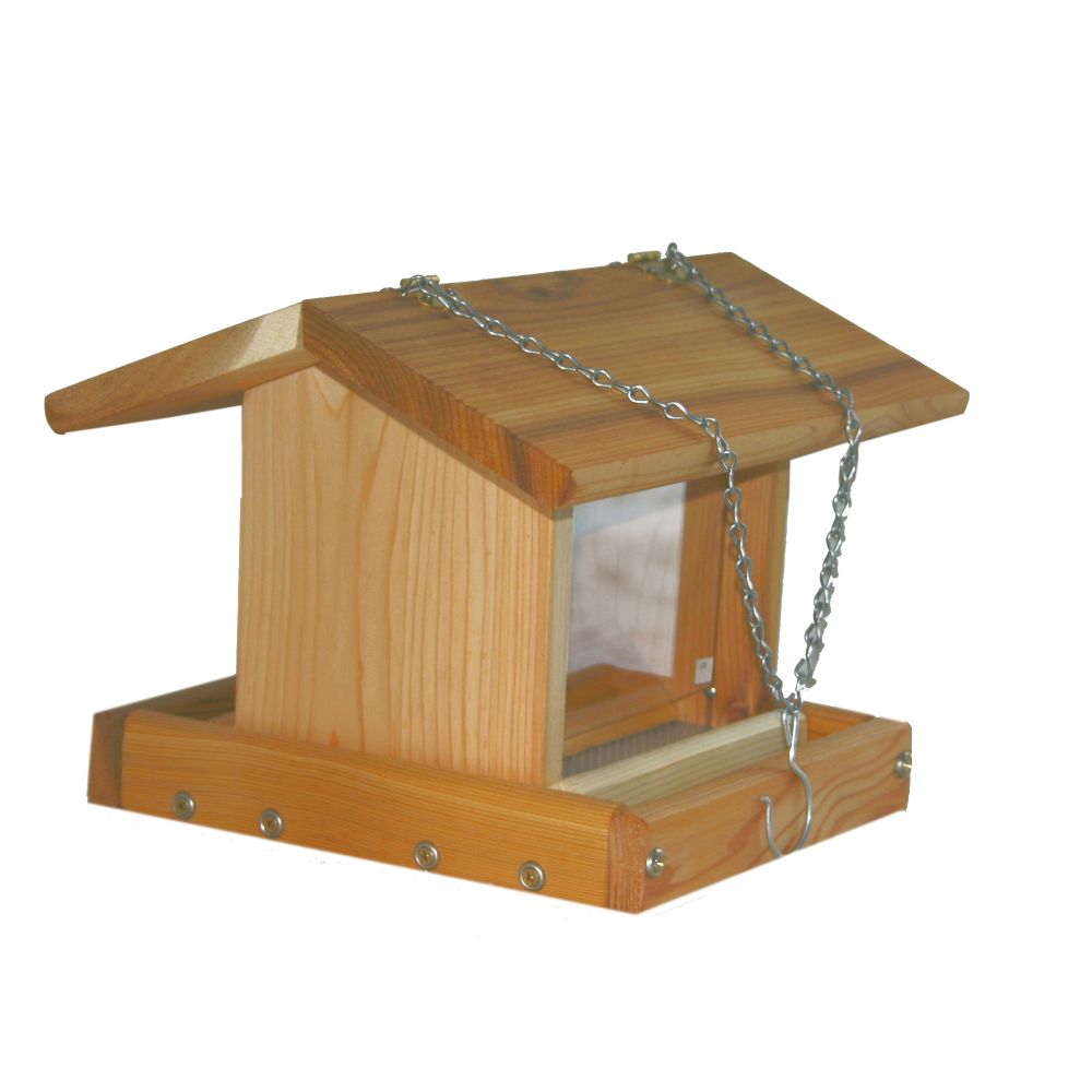 Stovall Small Hanging Bird Feeder with Perforated Plastic Bottom