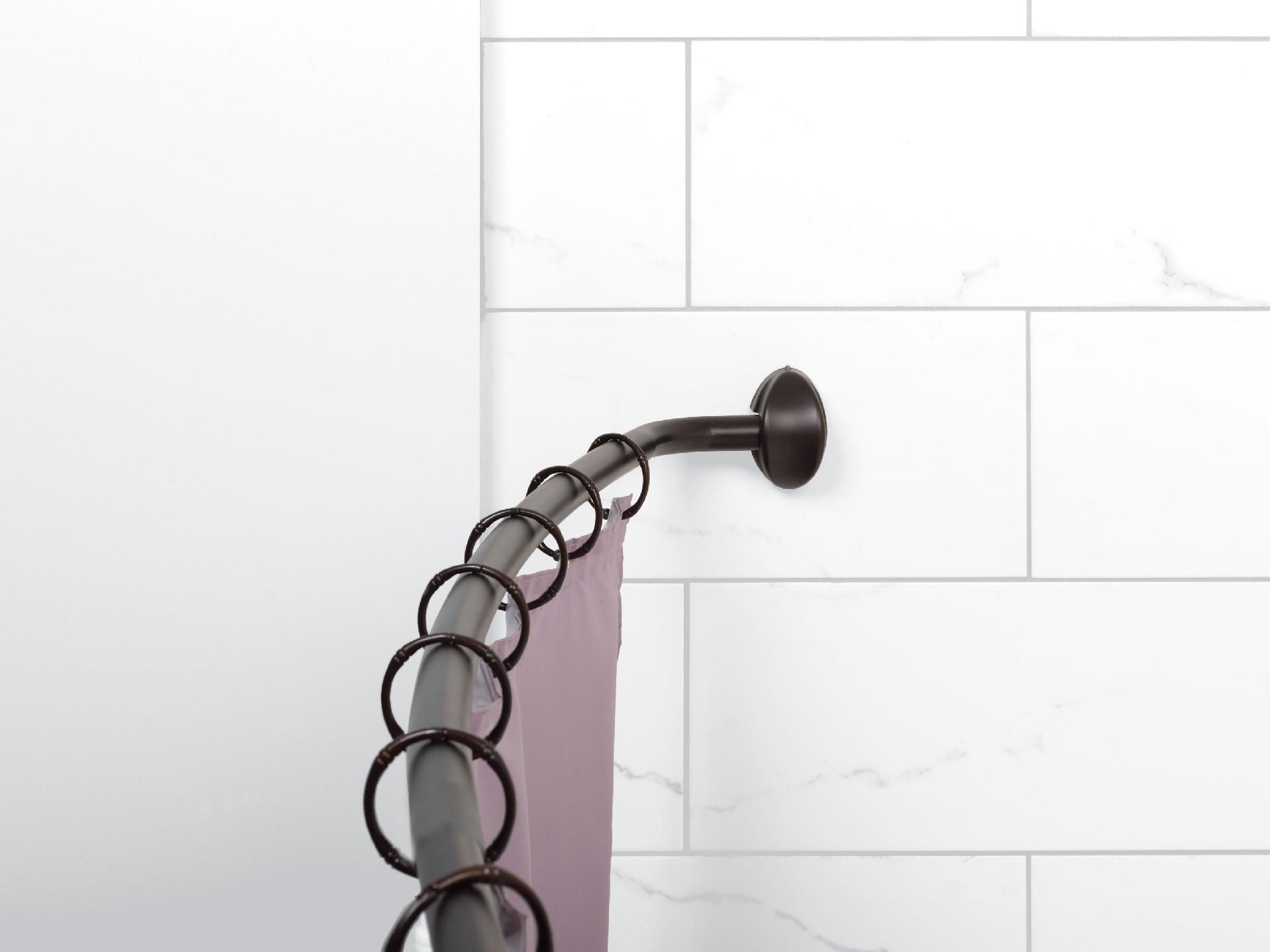 Bronze Curved Shower Rod