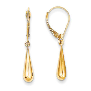14k gold dangle drop earrings sears