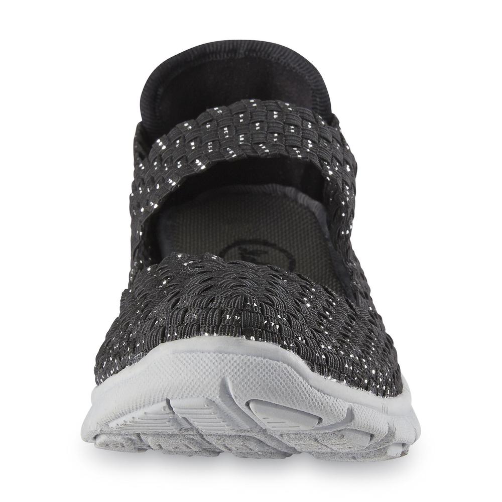 Italina Women's Cora Black Slip-On Athletic Shoe