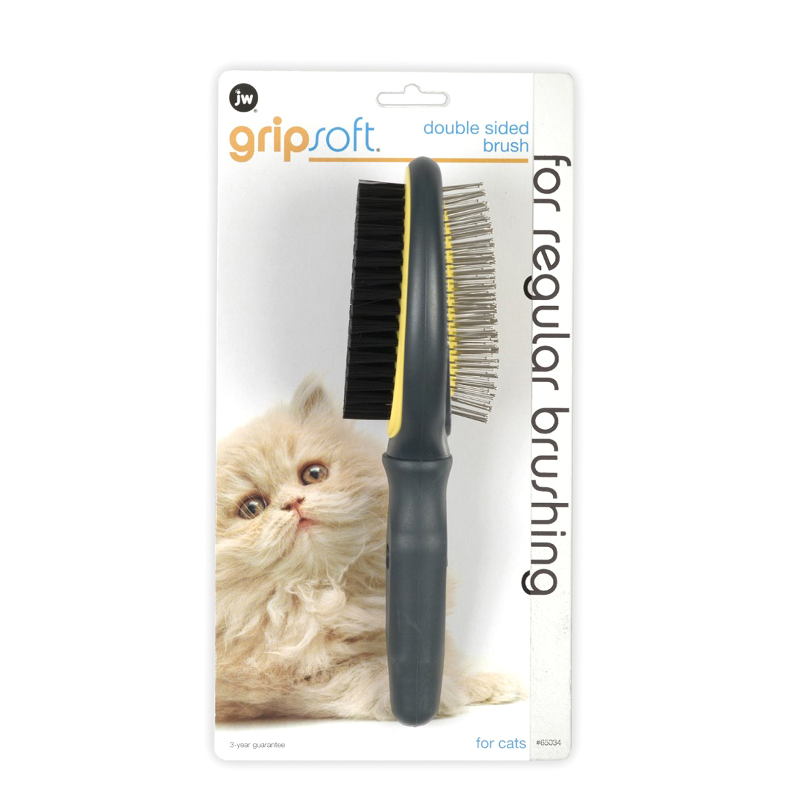 Jw Pet Company Gripsoft Double Sided Brush Cat