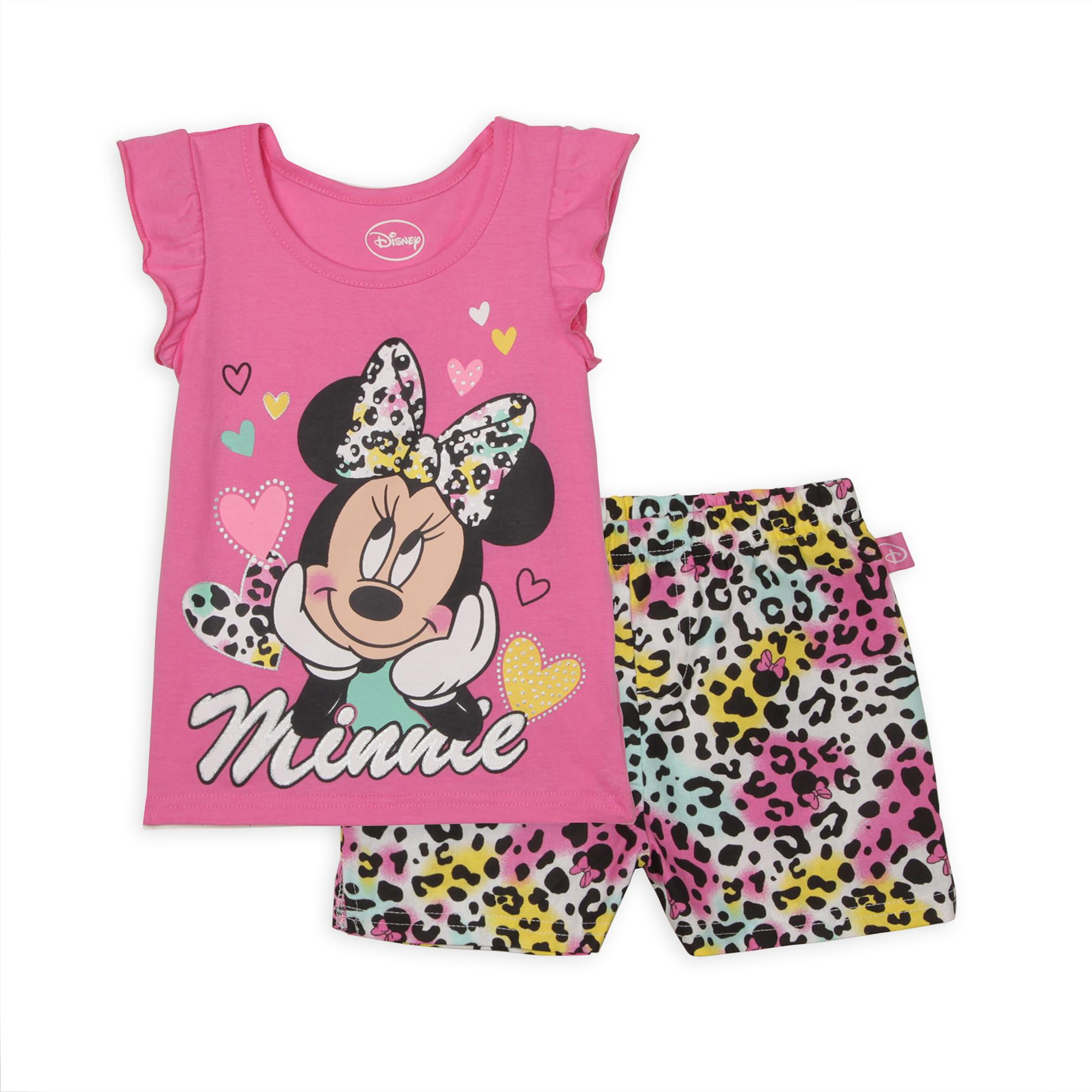 Disney Minnie Mouse Infant & Toddler Girl's Graphic T-Shirt & Shorts