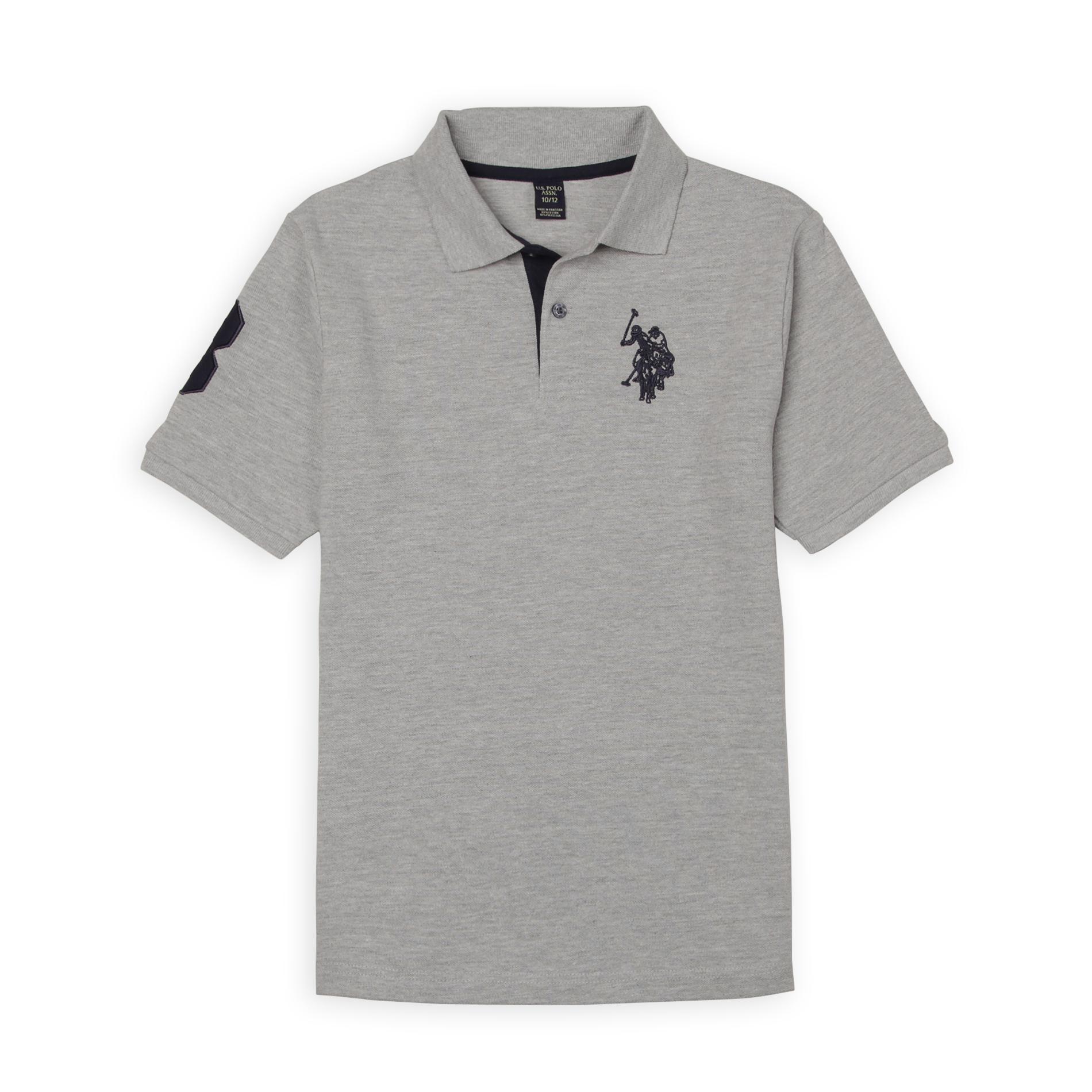 U.S. Polo Assn. Boy's Polo Shirt - Athletic Number