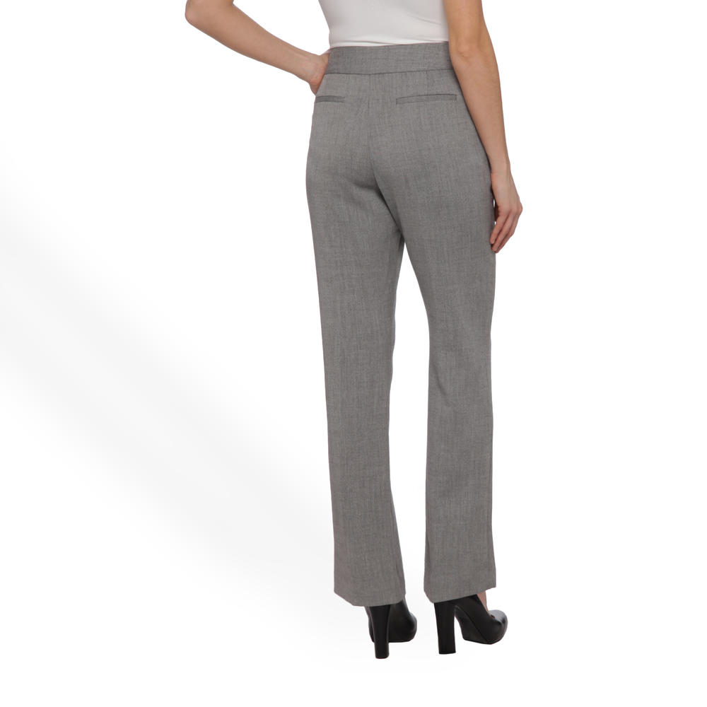 Covington Women's Straight Fit Dress Pants - Tweed